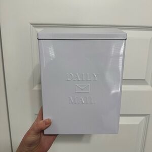 Target White Mail Organizer NWT